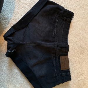 Black one teaspoon shorts